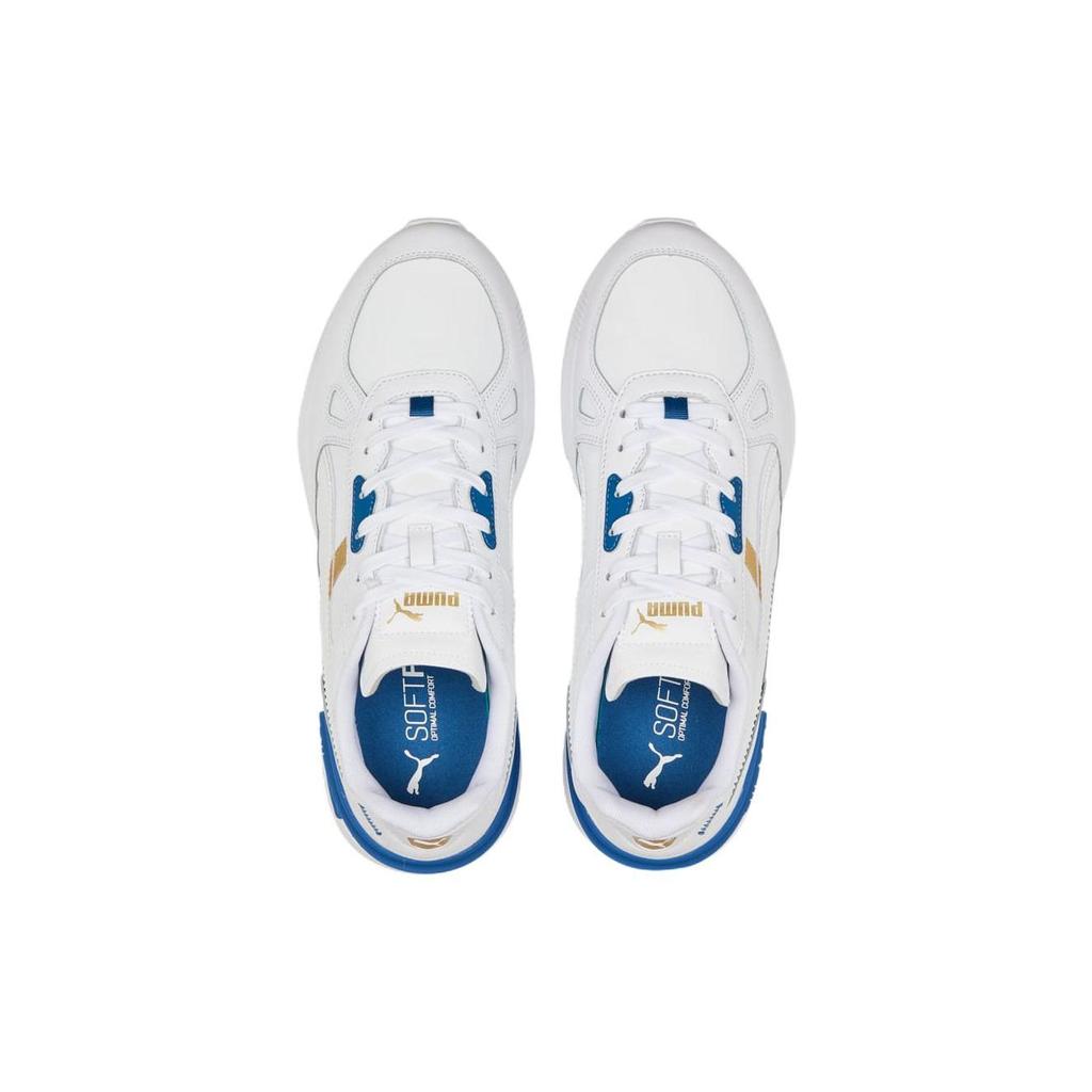 Puma Graviton Pro Fc Низкие спортивные повседневные кроссовки Унисекс кроссовки Бело-синие 386479-01