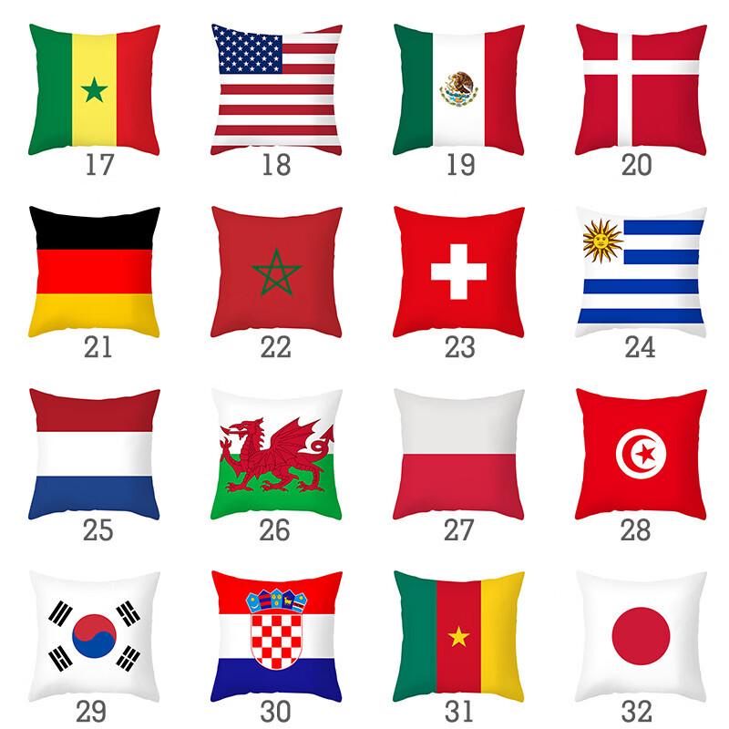 World Cup Fan Print Cushion Pillow