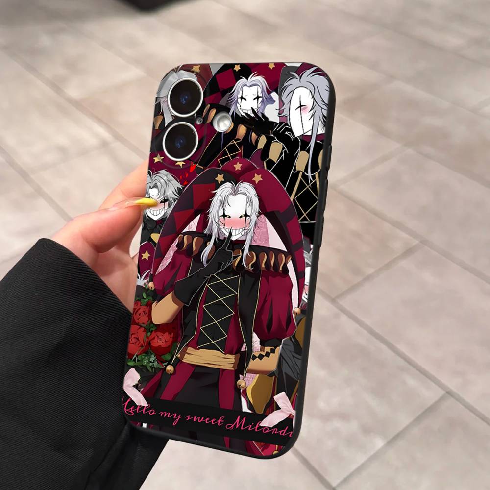 Чехол для телефона 'Цирк уродов Пьеро' для iPhone 17 16 14 15 13 12 11 Pro Max Plus Силиконовый мягкий чехол
