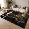 Custom Rug Cristiano Ronaldo Pattern Print Name Text Soft Non‑Slip Floor Carpet for Home Indoor Decoration