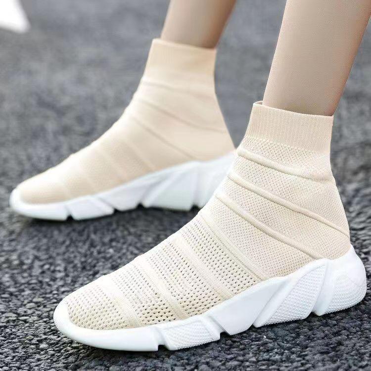 Fashion New Socks Running Shoes Women's Sneakers Sports Shoes for Women Man Breathable Casual Elasticity Platform Vulcanize Ankle Boots