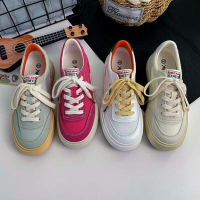 Повседневные кроссовки женские замшевые кожаные пэчворк разноцветные туфли на шнуровке с круглым носком женские туфли на плоской подошве ручной работы