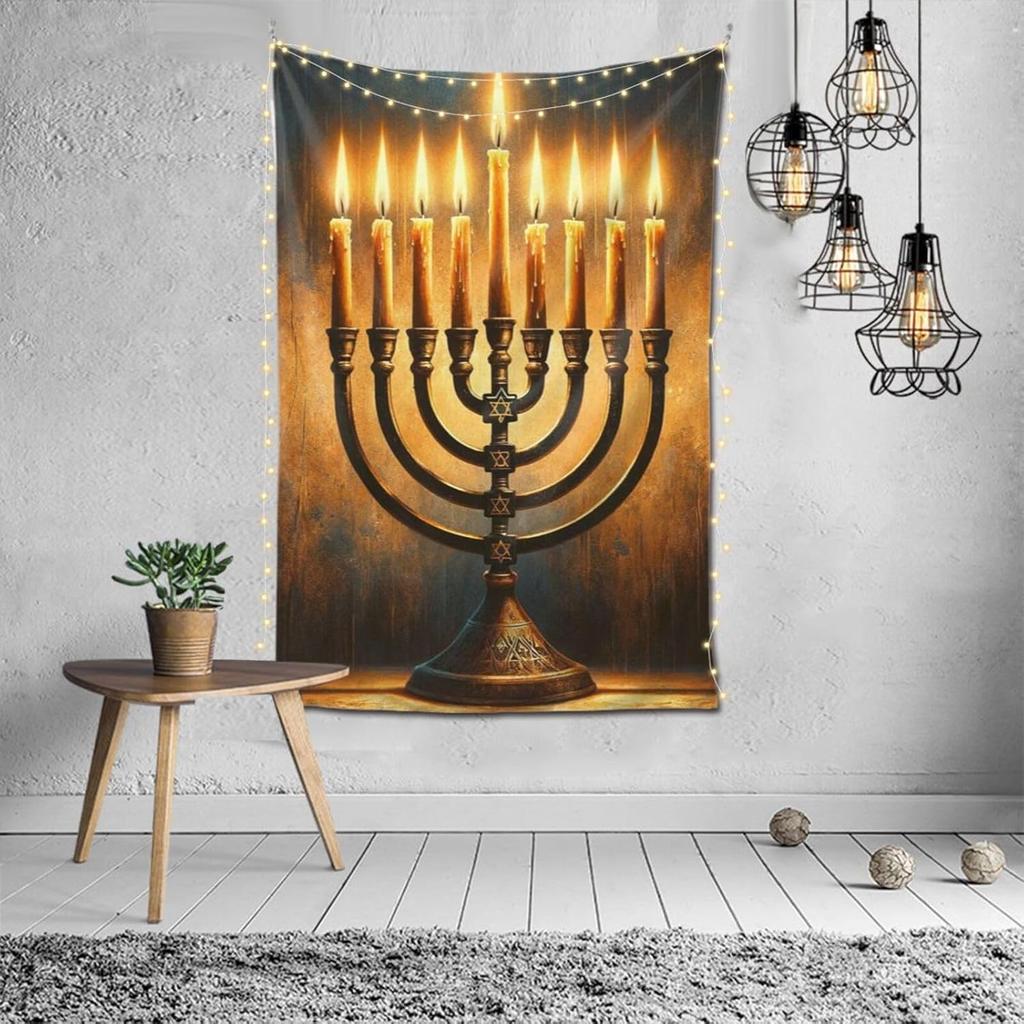 Jewish Tapestry Hanukkah A Selection For Home Decor And Religious Celebrations The Perfect Fusion Of Tradition And Modernity