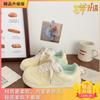 Spring ugly cute thick-soled women's double net breathable soft elastic student versatile sports little white shoes