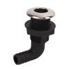 3 4in Marine Elbow Outlet Nylon Hull Hose Connector Marine Hardware Accessories Black