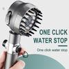 Multi-Functional One-Button Adjustment High Pressure Massage Shower Head Hose