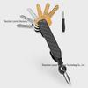 2024 Aluminum Alloy Carbon Fiber Keychain with AirTag Holder