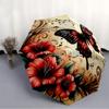 1pc Butterfly Music Automatic Open/close Umbrella, 8-Rib sturdy structure, Portable Travel Umbrella, Parties, Everyday Usel037