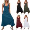 Women's 's Plus Size Jumpsuits Yoga Loose Wide Leg Pants Solid Color Suspenders Body Clothing Romper