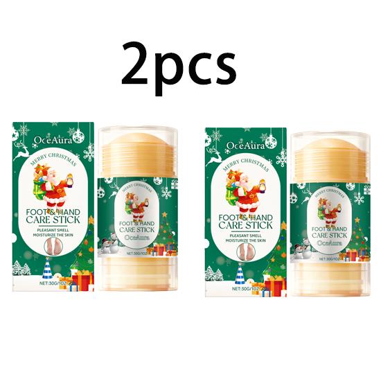 OceAura Christmas Hand and Foot Moisturizing Care Stick Urea Salicylic Acid Moisturizing to improve chapped Heel Knee Care 30g