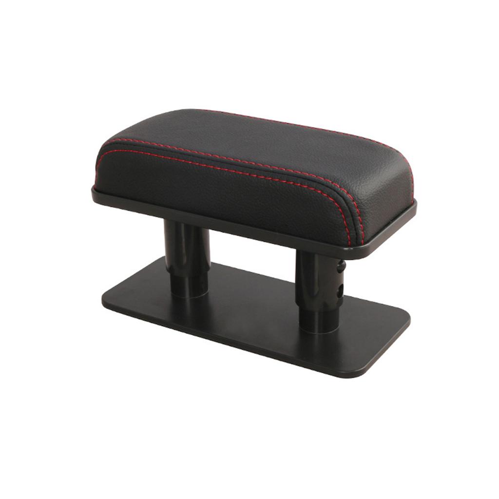Car Armrest Left Elbow Support Leather Arm Rest Pads Adjustable Height Comfort Armrest Pad