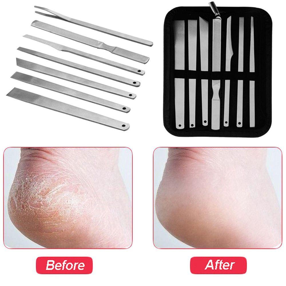Steel Ingrown Callus Cuticle Dead skin Manicure Kits Toe Nail Knife Pedicure Tools Callus Rasp File