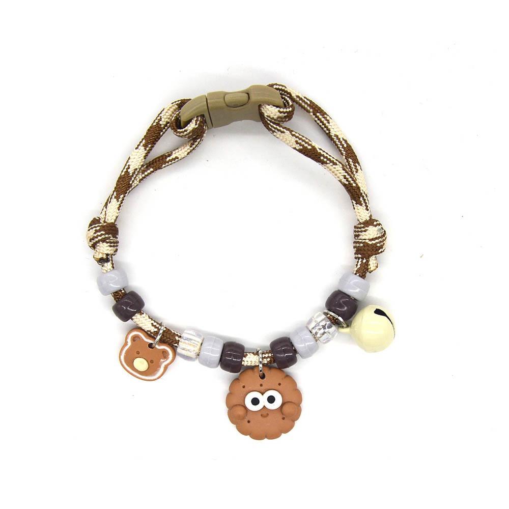 Colorful Pet Necklace with Bells Pet Neck Rings Cute Cat Puppy Collar Cat