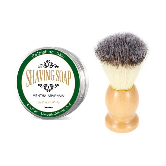 Yousheng 60 г мыло для бритья фантастический аромат стойкий роскошный увлажняющий нескользящий крем для бритья щетка уход за лицом