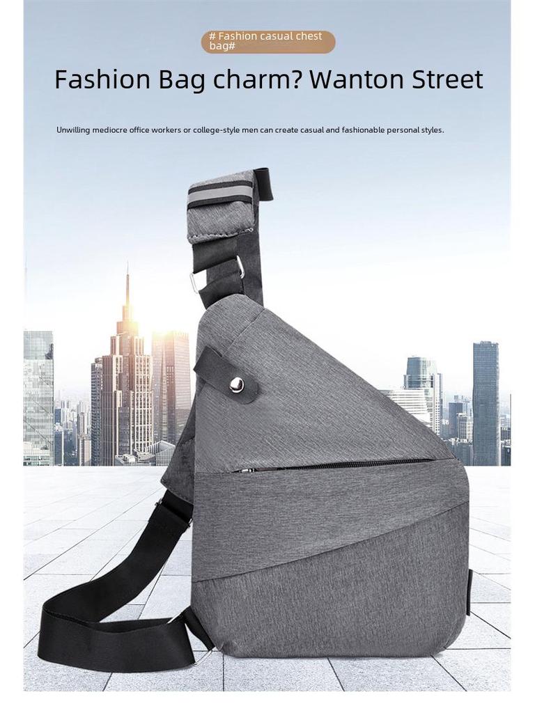 Мужская сумка через плечо для езды на велосипеде с защитой от кражи, с защитой от брызг и для телефона