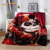 3D Gothic Horror Female Skull Dead Girl Soft Plush Blanket,Flannel Blanket Throw Blanket for Living Room Bedroom Bed Sofa Picnic