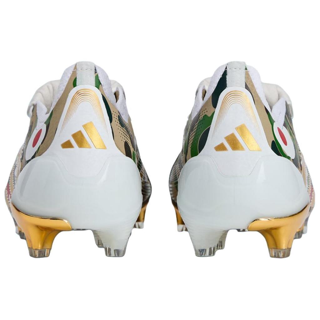 BAPE x Adidas PREDATOR ELITE Футбольные бутсы Мужские Коричневые Зеленые Кроссовки JS3104