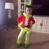 Новый зеленый костюм монстра с волосами Гринч Детская одежда Одежда для выступлений Показ мод