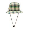 [MIKI HOUSE] MIKI HOUSE Double B Шапка, Защита от УФ-лучей, Клетка, Для мальчиков, Для девочек, Для малышей, Для детей, Детская одежда, 62-9101-144, SS (46-48см), военно-морской флот