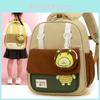 Childrens Bee Pattern Cartoon Backpack With Curved Shoulder Straps For School And Kindergarten
