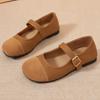 Женские весенние новые ретро бокен туфли, балетки на плоской подошве, ленивые кожаные туфли-бобы