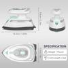 Мини Дорожный Паровой Утюг, Двойное Напряжение, Контроль Температуры, Подошва с Антипригарным Покрытием, Хранение Шнура – Идеально для Шитья и Рукоделия