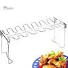 Подставка-держатель для гриля из нержавеющей стали с антипригарным покрытием для куриных ножек