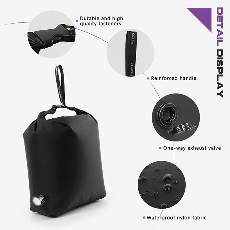 Вакуумный компрессионный мешок для хранения Портативный Большой вместимости Водонепроницаемый Дорожный мешок для багажа Мешок для одежды Пыленепроницаемый Командировка Путешествие 1 шт.