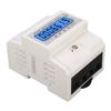 Digital Energy Meter 3 Phase 4 Wire KWh Electricity Wattmeter DIN Rail Backlight LCD Display 3x127 220VAC 10‑100A