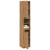 VidaXL Bathroom Cabinet Artisan Oak 32x34x188.5cm Engineered Wood, Bathroom Storage Cabinet, Cupboard of 856944
