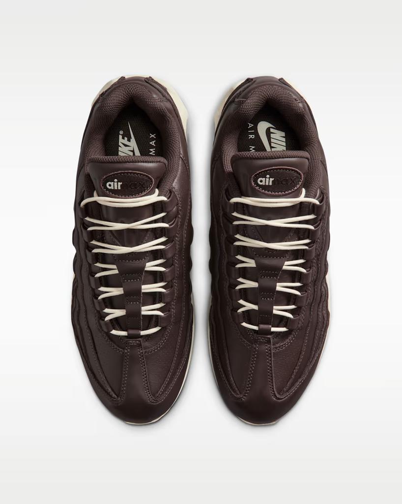 IM0696-200 Nike Air Max 95 Big Bubble Кожаный Барокко Коричневый Черный (Мужской)