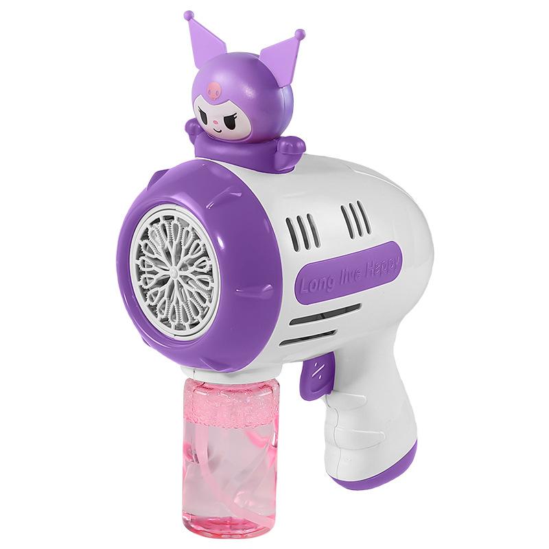 Стич Электрический Пузырьковый Пистолет Детская Игрушка Машина для Пузырей Автоматический Мыльный Пузырь С Подсветкой Игры на Открытом Воздухе Подарок для Мальчиков и Девочек