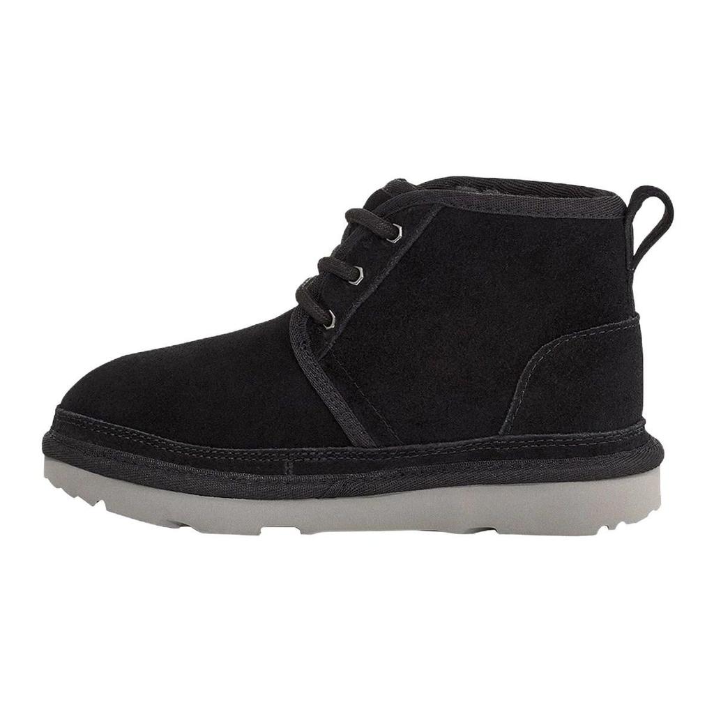 UGG Neumel Graphic Boot Black Grey Suede (Kids) Kids Sneakers 1130787K-BGSD