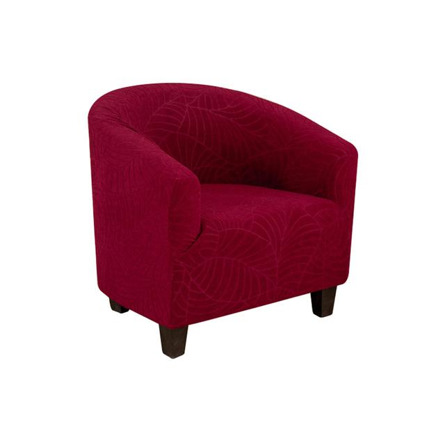 Чехол на клубное кресло, жаккардовый Расслабляющий эластичный чехол в скандинавском стиле, один чехол для клубного дивана для гостиной, эластичный чехол для кресла