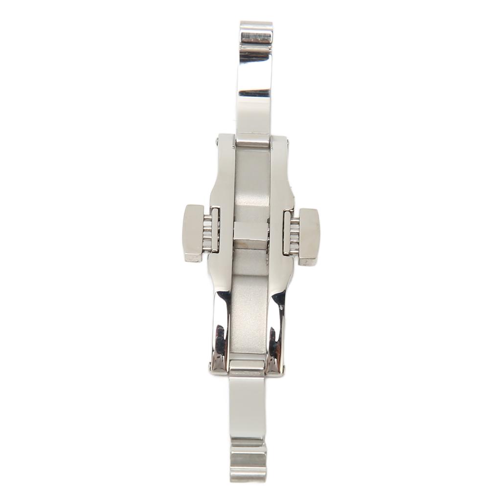 Double Button Watch Deployment Clasp Stainless Steel Strap Clasp Replacement Accessory 5 X 21