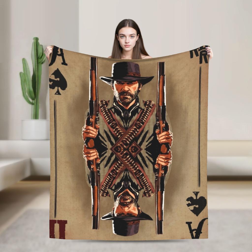 Arthur Morgan  Super Soft Blanket  Aesthetic Home Decor Flannel Bedspread Sofa Bed Cover