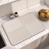 Силиконовый коврик для сушки посуды, многофункциональный нескользящий коврик для сушки кухонной посуды, подставка под стаканы с защитой от ожогов, коврики для быстрого слива воды для домашнего бара ресторана