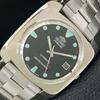 USED VINTAGE ORIENT AUTOMATIC 46943 JAPAN MENS BLACK COLOR DIAL WATCH A702241-5 R123-a702241