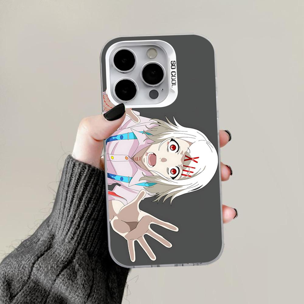 Juuzou Suzuya Tokyo Ghoul Phone Case For iPhone 16,15,14,13,12,11,Pro,Max,Plus,Mini,XS,SE Anti Fall Gray White Matte Hard Bumper