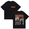 Rapper MORA Tour 2025 Merch T Shirt Men's Women Vintage High Quality Fashion T-shirts Hip Hop High Quality Short Sleeves Casual