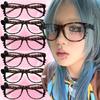 Cat Eyeglass Frame Anime Leopard Print Eyeglass Frame Kawaii Retro Glasses Cartoon Cute Eyewear Decorative Toys Gift