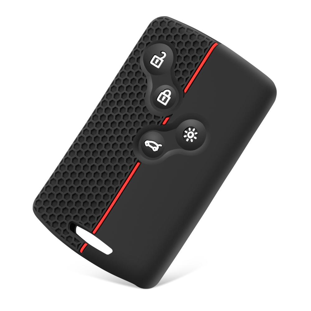 Car Key Case Fob Cover For Renault Laguna Megane Scenic Clio Captur Fluence Koleos Logan Duster Sandero Twingo Silicone