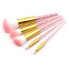 Makeup Brush Set Cosmetic with Transparent Handle for Women Foundation Face Powder and More