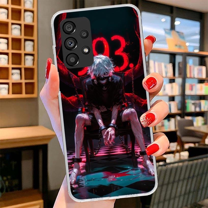 Чехол для телефона G-Ghoul Tokyo Kaneki Ken для Samsung Galaxy A12 A22 A32 A52 A72 A02S Чехол для телефона Note 20 Ultra 10 S10 Plus A51 A71 A50
