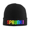 Игровые шапки с персонажами Sprunki Осень Зима Шапка-бини Новые Durple Pinki Jevin Sky Vineria Кепки Унисекс Акриловые вязаные кепки