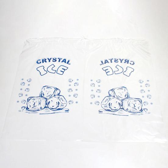 50 шт./компл. мешок для кубиков льда, прозрачный полиэтиленовый регулируемый шнурок, герметичный сверхмощный мешок для хранения льда, кухонные принадлежности