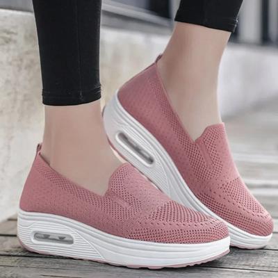 Женские повседневные кроссовки Slip on, дышащие, с сетчатым верхом, для бега, ходьбы, езды на велосипеде, вождения, Zapatos De Mujer