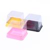 10/50 шт. Пластиковые квадратные коробки для лунного пирога, контейнеры для яичного желтка, упаковочные коробки