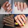 Nail Tips DIY Full Cover Wearable Medium Length Square Head Fake Nails French