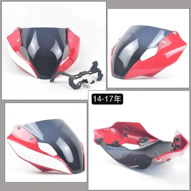 Motorbike Windshield Deflector With Bracket Mounting Screws For DUCATI MONSTER 797 821 1200S 2014-2025 Years